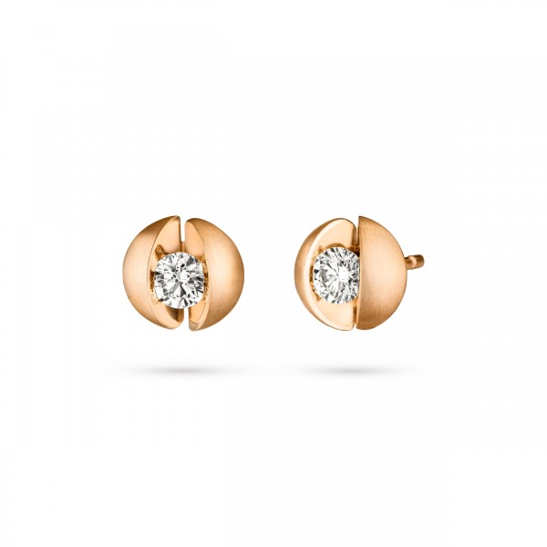 Diamant Ohrstecker Roségold